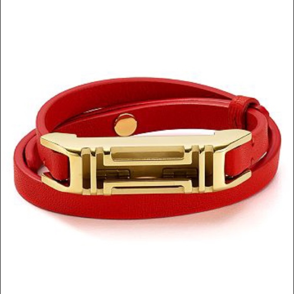 Tory Burch Red Fitbit Band